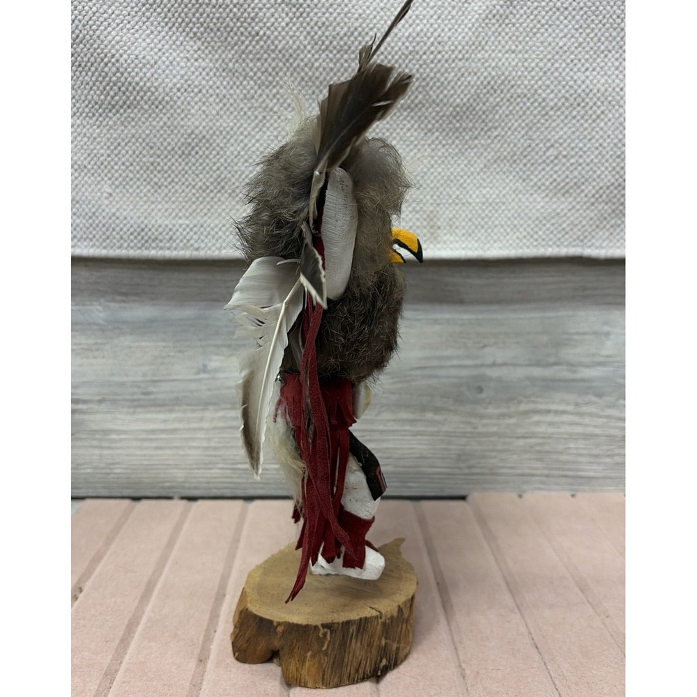 Vintage Kachina "Eagle Dancer" Doll Native American Signed (C8) - Picture 5 of 10